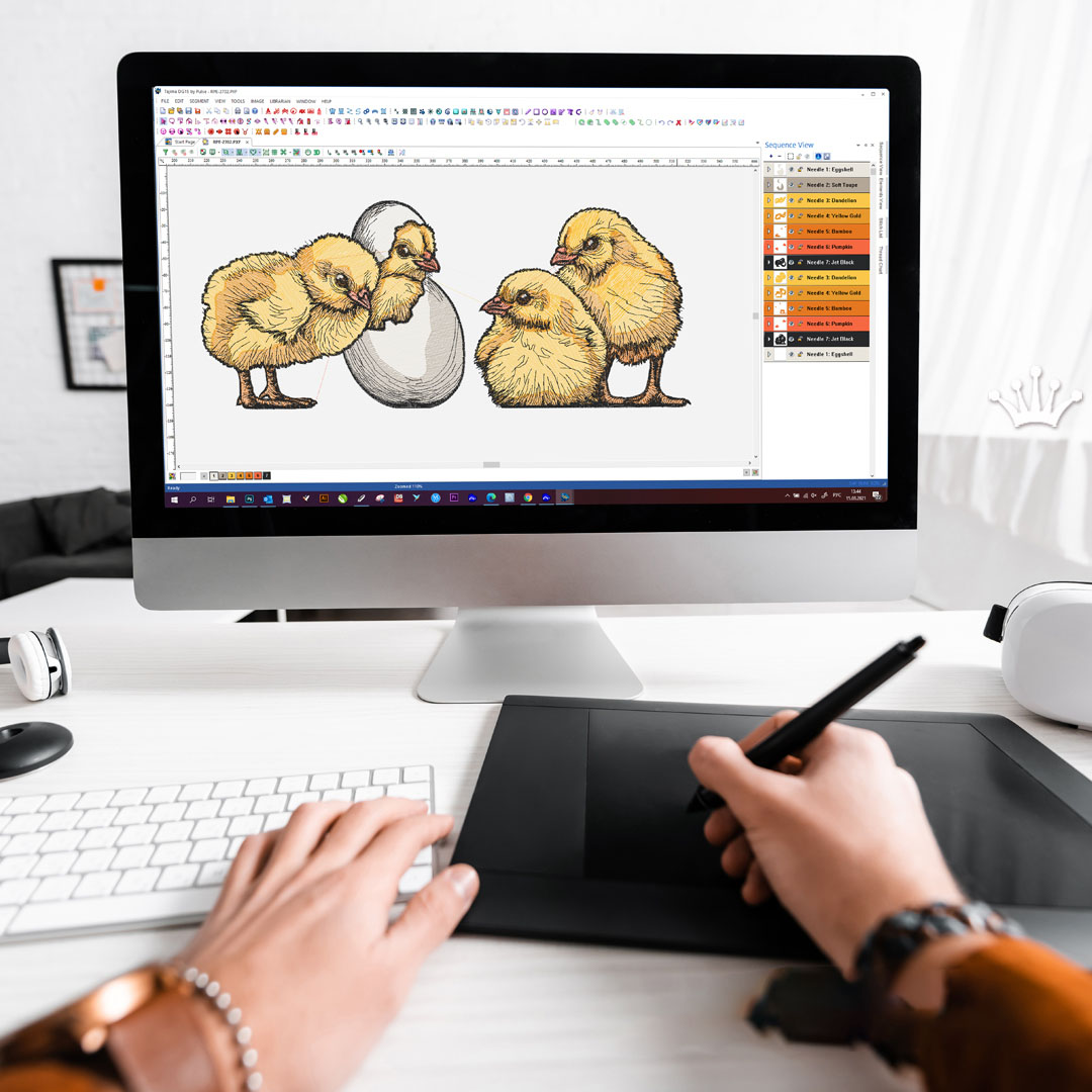 Convert Designs for ZSK Embroidery Machines